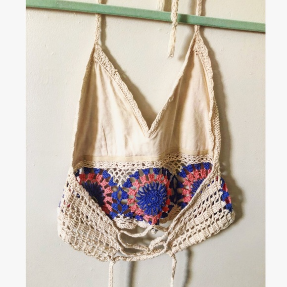 Ecote Crochet Floral Bra Top - Picture 6 of 6